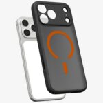 Etui Spigen Ultra Hybrid Mag MagSafe do   iPhone 17 Pro czarno-pomarańczowy - imagine 5