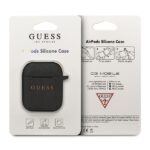 Guess GUACCSILGLBK AirPods cover black Silicone Glitter - imagine 2