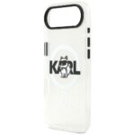 Karl Lagerfeld IML Choupette Sketch Logo MagSafe Case for iPhone Air Clear - imagine 6