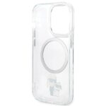 Karl Lagerfeld KLHMP13LHNKCIT iPhone 13 Pro 6,1" hardcase transparent Iconic Karl&Choupette Magsafe - imagine 7