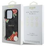 Guess GUHMP16XP4ROPEMCK iPhone 16 Pro Max 6.9" black hardcase 4G Flowers Print MagSafe - imagine 8