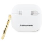 Hello Kitty HKA33DKHSH AirPods 3 Cover White Silicone 3D Kitty Head - imagine 2