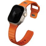 UNIQ Strap Stride Apple Watch Series1/2/3/4/5/6/7/8/9/SE/SE2/SE3/Ultra1/2/3 42/44/45/49mm FKM Rubber - imagine 3
