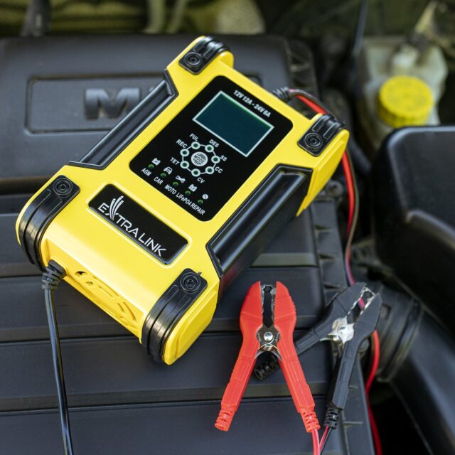 Extralink Shango Smart Battery Charger | Rectifier | 100 - 240VAC, 12V 12A, 24V 6A - imagine 7