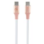 Guess GUCCLALRGDP cabel USB-C - USB-C1.5m Fast Charging pink Ebossed Logo