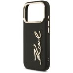 Karl Lagerfeld Karl Script Logo Case for iPhone 17 Pro Black - imagine 6