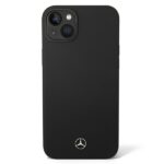 Mercedes MEHMP14SSILBK iPhone 14 / 15 / 13 6.1" Black Hardcase Silicone Line MagSafe - imagine 2