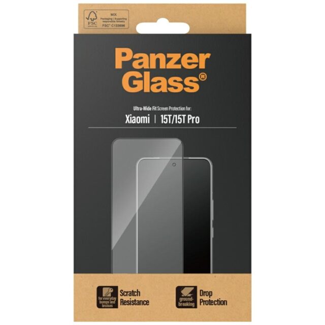 Szkło hartowane PanzerGlass Ultra-Wide    Fit do Xiaomi 15T / 15T Pro - imagine 3