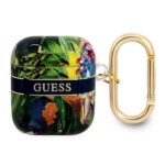 Guess GUA2HHFLB AirPods cover blue Flower Strap Collection