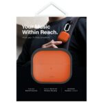 UNIQ case Nexo AirPods 4 + Ear Hooks Silicone volt orange - imagine 9