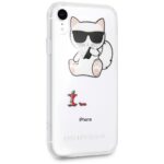Karl Lagerfeld KLHCI61CFA iPhone Xr hardcase transparent Choupette Fun - imagine 5