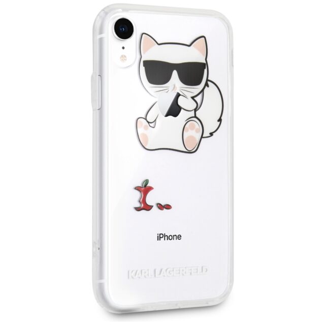 Karl Lagerfeld KLHCI61CFA iPhone Xr hardcase transparent Choupette Fun - imagine 5