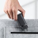 USAMS wall charger 1xUSB-C+1xUSB T47 65W (only head) PD Fast Charging Super Si black CC153TC01(US-CC - imagine 3