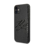 Karl Lagerfeld KLHCN61CRKBK iPhone 11 6,1" / Xr hardcase black Croco - imagine 2