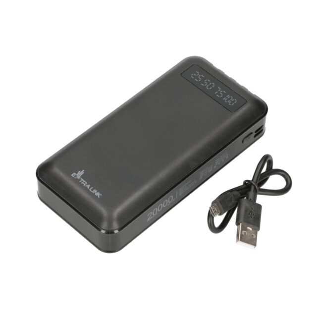 Extralink EPB-084 20000mAh Black | Powerbank | Power bank, USB-C - imagine 10