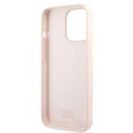 Karl Lagerfeld KLHMP13LSSKCI iPhone 13 Pro  / 13 6,1" hardcase light pink Silicone Ikonik - imagine 7