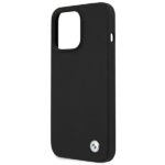 Case BMW BMHCP13LMSILBK iPhone 13 Pro / 13 6.1" black hardcase Silicone Signature - imagine 6