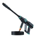 USAMS pressure washer 5000mAh + garden hose 5m black BXXCQ01 (US-ZB252)