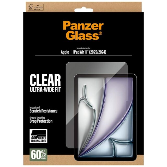 Szkło hartowane PanzerGlass Ultra-Wide    Fit do iPad Air 11" (2025/2024) - imagine 5