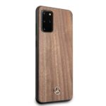 Mercedes MEHCS67VWOLB S20+ G985 hard case brown Wood Line Walnut - imagine 5