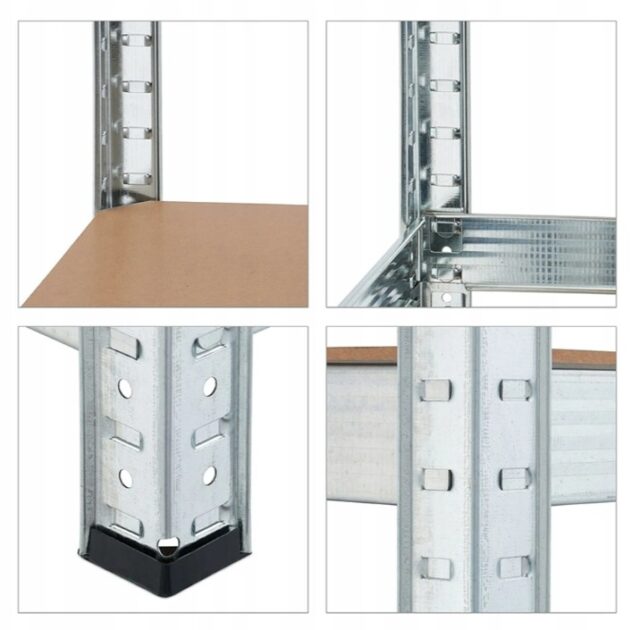 Extralink Shelving Unit, 5-Tier 180x40x40cm 175 kg - imagine 2