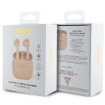 Guess Bluetooth headphones GUTWST26PSP TWS + docking station pink/pink Classic EST Logo - imagine 4