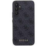 Guess GUHCSA54G4GFGR A54 5G A546grey hard case 4G Metal Gold Logo - imagine 3