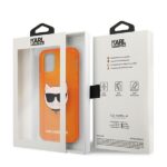Karl Lagerfeld KLHCP12MCHTRO iPhone 12/12 Pro 6,1" orange hardcase Glitter Choupette Flu - imagine 8