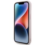 Guess GUHCP15SPSQSQSP iPhone 15 / 14 / 13 6.1" pink hardcase Quilted Metal Logo - imagine 5