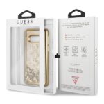 Guess GUHCS10LPEOLGGO S10e G970 gold hard case 4G Peony Liquid Glitter - imagine 6