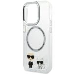 Karl Lagerfeld KLHMP14LHKCT iPhone 14 Pro 6,1" hardcase transparent Karl & Choupette Al - imagine 6