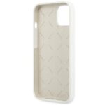 Guess GUHCP13MLS4GGWH iPhone 13/ 14 / 15 6,1" white hard case Silicone 4G Logo - imagine 7