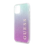 Guess GUHCN65PCUGLPBL iPhone 11 Pro Max pink blue hard case Glitter Gradient - imagine 4