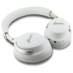 Guess Over-Ear Bluetooth Headphones ANC GUBHC22PSFCSME beige Metal Script Logo - imagine 4