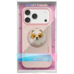 Case Nimmy Glasses Cool Dog MagSafe for  iPhone 17 Pro Max pink - imagine 2