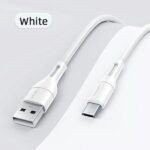 USAMS U68 microUSB 2A Fast Charge 1m white SJ502USB02 (US-SJ502) - imagine 9