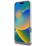 Case Karl Lagerfeld Silicone Double Heads And Circle MagSafe for iPhone 16 Pro beige - imagine 5