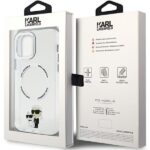 Karl Lagerfeld KLHMP12MHNKCIT iPhone 12/12 Pro 6.1" hardcase transparent Iconic Karl&Choupette Magsa - imagine 8