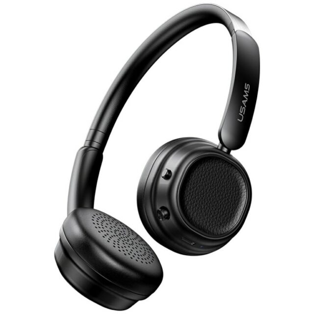 USAMS SR01 Bluetooth 5.3 ANC over-ear headphones black - imagine 3
