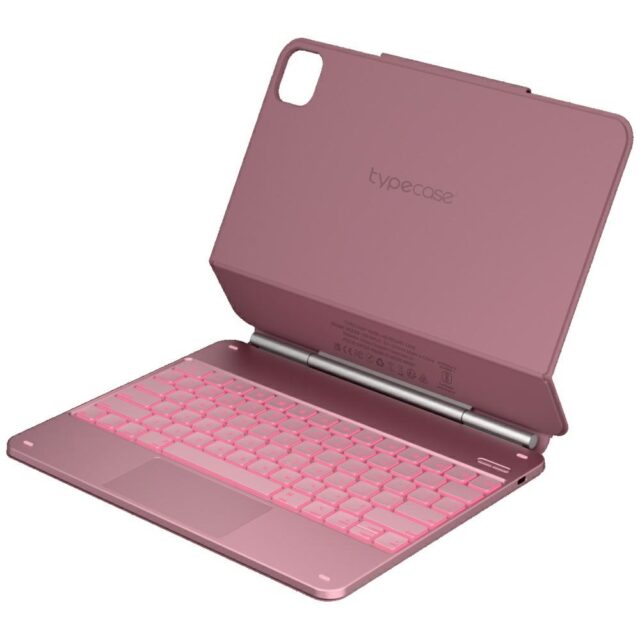 Typecase Edge case with keyboard for iPad Air 13" 2024/2025 rose - imagine 4