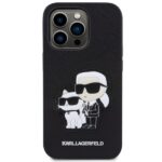 Karl Lagerfeld KLHCP14XSANKCPK iPhone 14 Pro Max 6.7" hardcase black Saffiano Karl & Choupette - imagine 3
