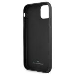 BMW BMHCN61REELK iPhone 11 / Xr 6.1" case black hardcase Leather Emboss - imagine 7