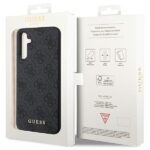 Guess GUHCSA14G4GFGR A14 grey hard case 4G Metal Gold Logo - imagine 8