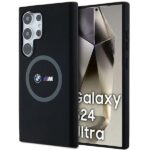 BMW BMHMS24L23SROK S24 Ultra S928 black hardcase M Silicone Printed Ring MagSafe