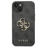 Guess GUHCP14M4GMGGR iPhone 14 Plus / 15 Plus 6.7" grey hardcase 4G Big Metal Logo - imagine 3