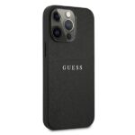 Guess GUHCP13LPSASBBK iPhone 13 Pro / 13 6,1" black Saffiano Strap - imagine 4