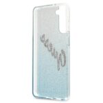 Guess GUHCS21SPCUGLSBL S21 G991 blue hardcase Glitter Gradient Script - imagine 7