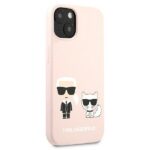 Karl Lagerfeld KLHCP13SSSKCI iPhone 13 mini 5,4" hardcase light pink Silicone Karl & Cho - imagine 4