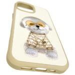 Nimmy case iPhone 15 6.1" khaki Glasses Cool Dog - imagine 9