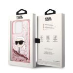 Karl Lagerfeld KLHCP14XLNKHCP iPhone 14 Pro Max 6,7" pink hardcase Glitter Karl Head - imagine 8